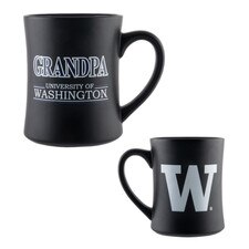 Matte Black U of W Grandpa Mug
