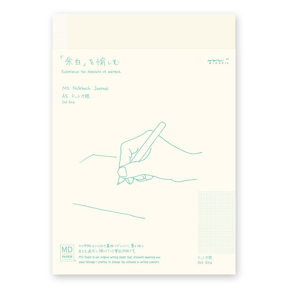 Midori A5 Md 5mm Dot Grid Notebook 192 Count