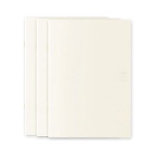 Midori A5 MD Blank Stapled Notebook Light 48ct 3 Pack