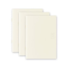 Midori A6 MD Blank Stapled Notebook Light 48ct 3 Pack