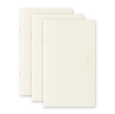 Midori B6 Slim MD Grid Stapled Notebook Light 48ct 3 Pack