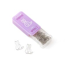 Midori Cat Nano D-Clips Paper Clip 16ct