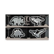 Midori Dinosaur Etching E-Clips 16 Count