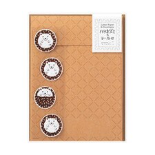 Midori Hedgehog With Sticker Writing Set