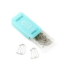 Midori Penguin Nano D-Clips Paper Clip 16ct