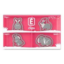 Midori Rabbit Etching E-Clips 16 Count