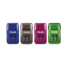 Milan Compact Pencil Sharpener and Eraser