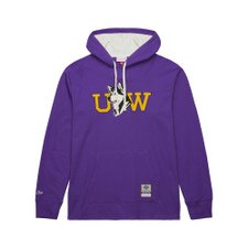Mitchell & Ness Men's UW Retro Dog Thermal Hoodie