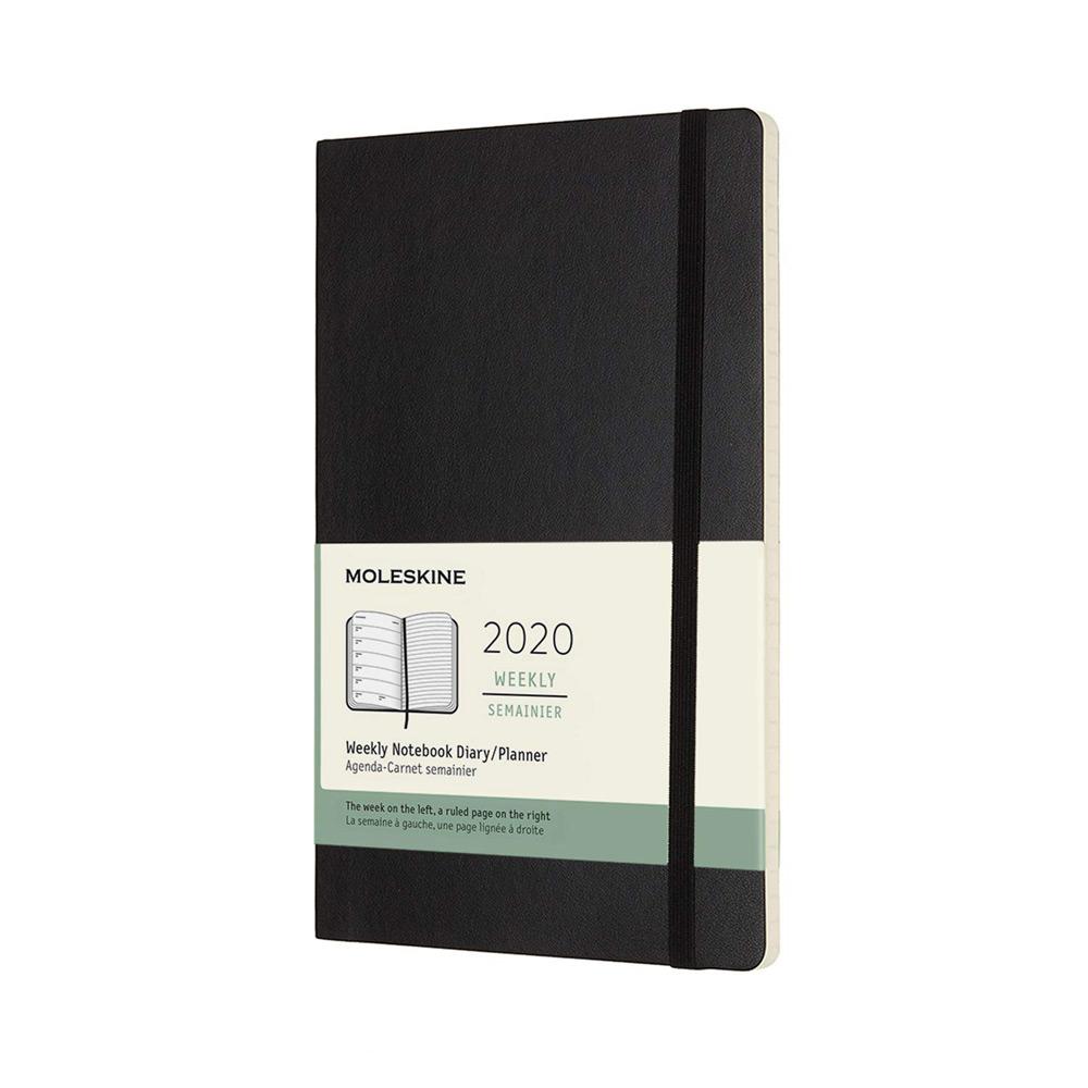 Moleskine 2020 Weekly Planner 12m Pocket Black Soft Moleskine 2020 Weekly Planner 12m Pocket Black Soft