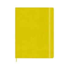 Moleskine Classic Notebook Extra Large Ruled Hay Yellow Silk Hard Cover (7.5 x 10)