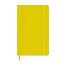 Moleskine Classic Notebook Large Ruled Hay Yellow Silk Hard Cover (5 x 8.25)
