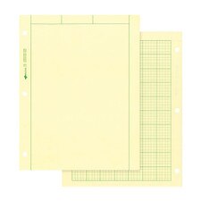 National Brand Greentint 5x5 Quad Ruled Engineer's Pad 100ct