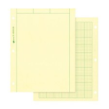 National Brand Greentint 5x5 Quad Ruled Engineer's Pad 200ct