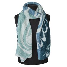 Native Northwest Blue Heron Eco Scarf