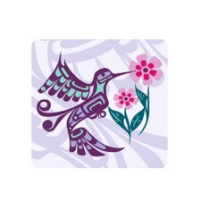Native Northwest Hummingbird Coaster