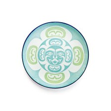 Native Northwest Moon Porcelain Art Plate