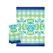 Native Northwest Moon Printed Tea Towel