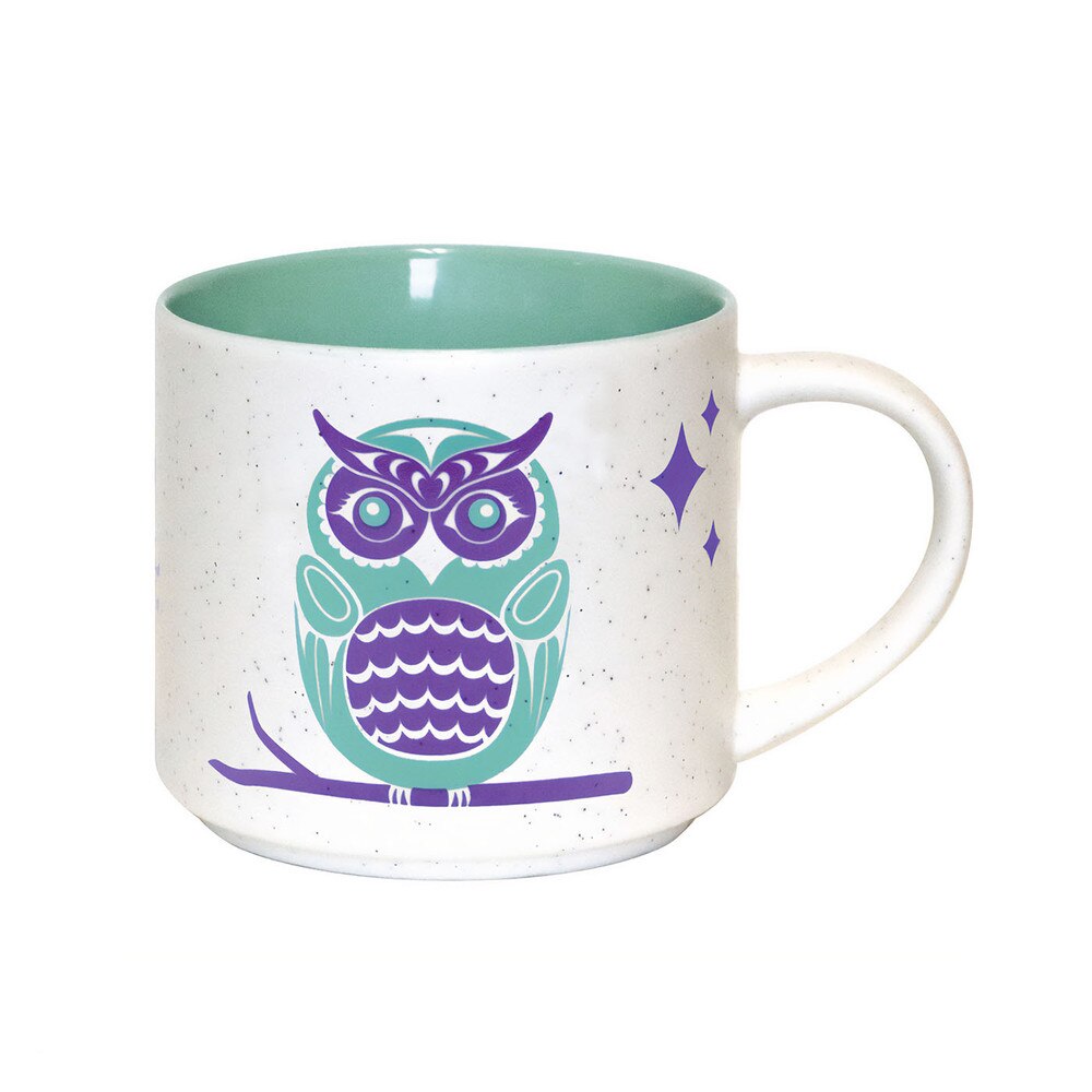 Native Northwest Owls Ceramic Mug