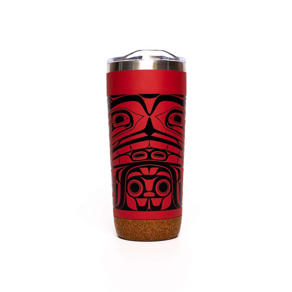 Native Northwest Treasure of Our Ancestors Cork Base Travel Mug 20oz