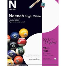 Neenah Bright White Card Stock 100 Sheets