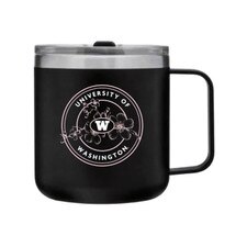 Neil Black Cherry Blossom University of Washington Circle Design Hayden Camp Mug 12oz