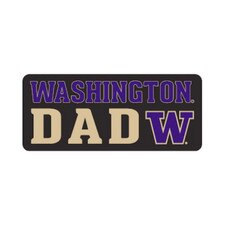 Neil Black University of Washington Huskies Dad Recycled Wood Magnet