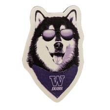 Washington Huskies Dubs Collection Neil Recycled Wood Magnet
