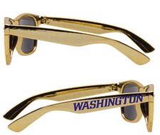 Neil Gold Purple Washington Huskies Shiny Shades Sunglasses