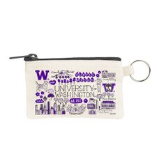 Neil Julia Gash U of W UW University of Washington Huskies Bae's Coin Pouch