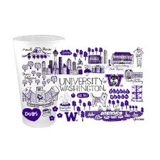 Neil Julia Gash U of W UW University of Washington Huskies Frosted Glass Pint 16oz