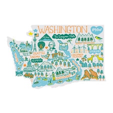 Neil Julia Gash Washington Statescape Jumbo Wood Magnet