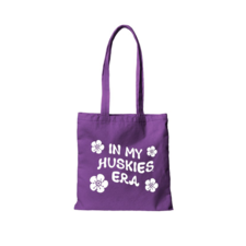 Neil Purple In My Huskies Era University of Washington Slim Canvas Tote