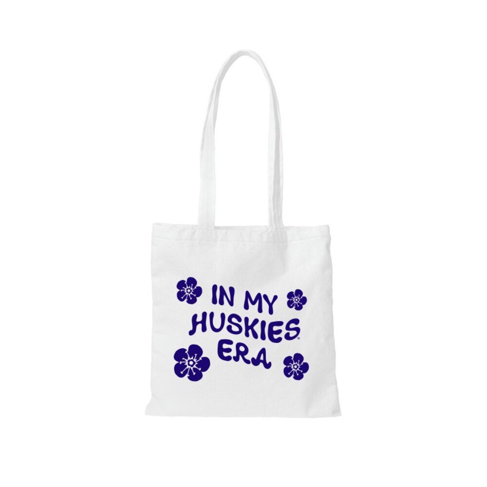 Neil White In My Huskies Era University of Washington Slim Canvas Tote