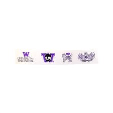 Neil White U of W Vault Dog Dubs Husky Stadium University of Washington Huskies Julia Gash Strip Sticker
