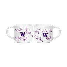 Neil White W University of Washington Huskies Cherry Blossom Branches Nolan Mug 14oz