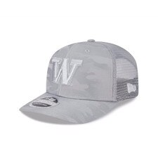 New Era Camo Gray Washington Huskies 9Seventy Mesh Back Stretch Snap Adjustable Hat