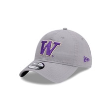 New Era Gray Washington Huskies 9Twenty Unstructured Adjustable Hat