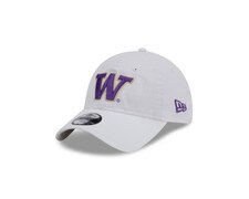 New Era Kids' White Washington Huskies 9Twenty Adjustable Hat