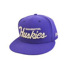 New Era Purple 9Fifty Washington Huskies Script Snapback Hat