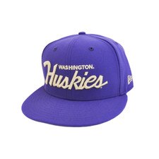 Herenhuis Italiaans Kilauea Mountain New Era Purple 9Fifty Washington Huskies Script Snapback Hat