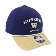New Era Purple Gold Huskies W 9Forty M Crown Adjustable Hat