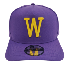 New Era Purple Washington Huskies 9Fifty A-Frame Don James W Adjustable Hat