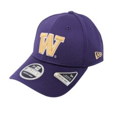 New Era Purple Washington Huskies 9Forty Pivot Knit Stretch Snap Adjustable Hat