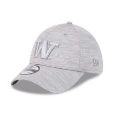 New Era Washington Huskies Gray 39Thirty Tech FW24 Stretch Fit Hat