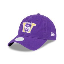 New Era Women's Purple Washington Huskies Vault Dog 9Twenty Unstructured Adjustable Hat