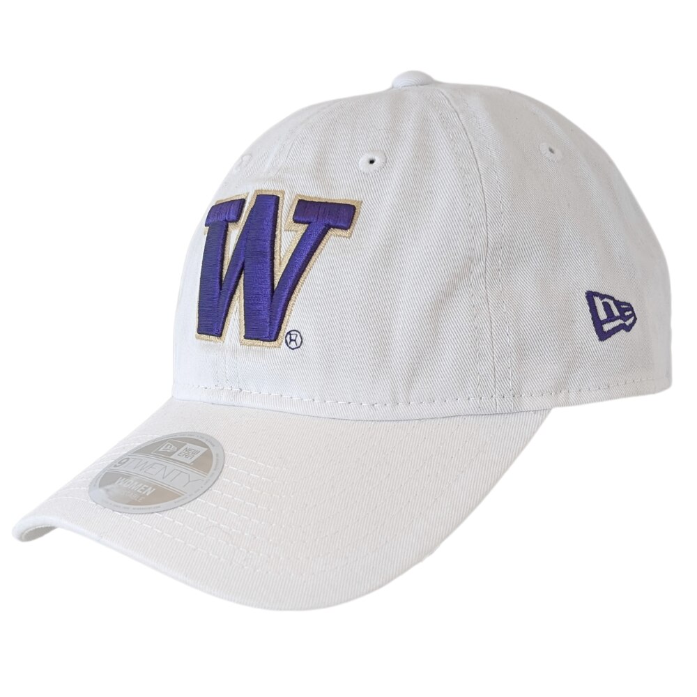 New Era Women's White Washington Huskies 9Twenty Unstructured Adjustable Hat