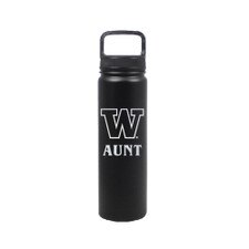 Nordic Black W Aunt Insulated Stainless Steel Bottle 24oz