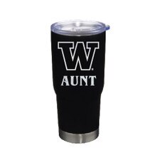 Nordic Black W Aunt Vacuum Insulated Stainless Steel Tumbler 22oz