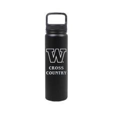 Nordic Black W Cross Country Insulated Stainless Steel Bottle 24oz