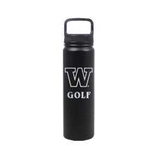 Nordic Black W Golf Insulated Stainless Steel Bottle 24oz
